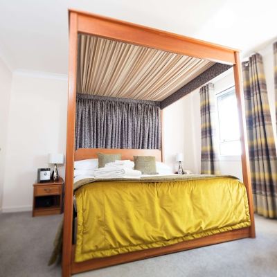 Suite-1 King Bed, Non-Smoking, Honeymoon Room, Four-Poster Bed, Garden View, Walk in Shower