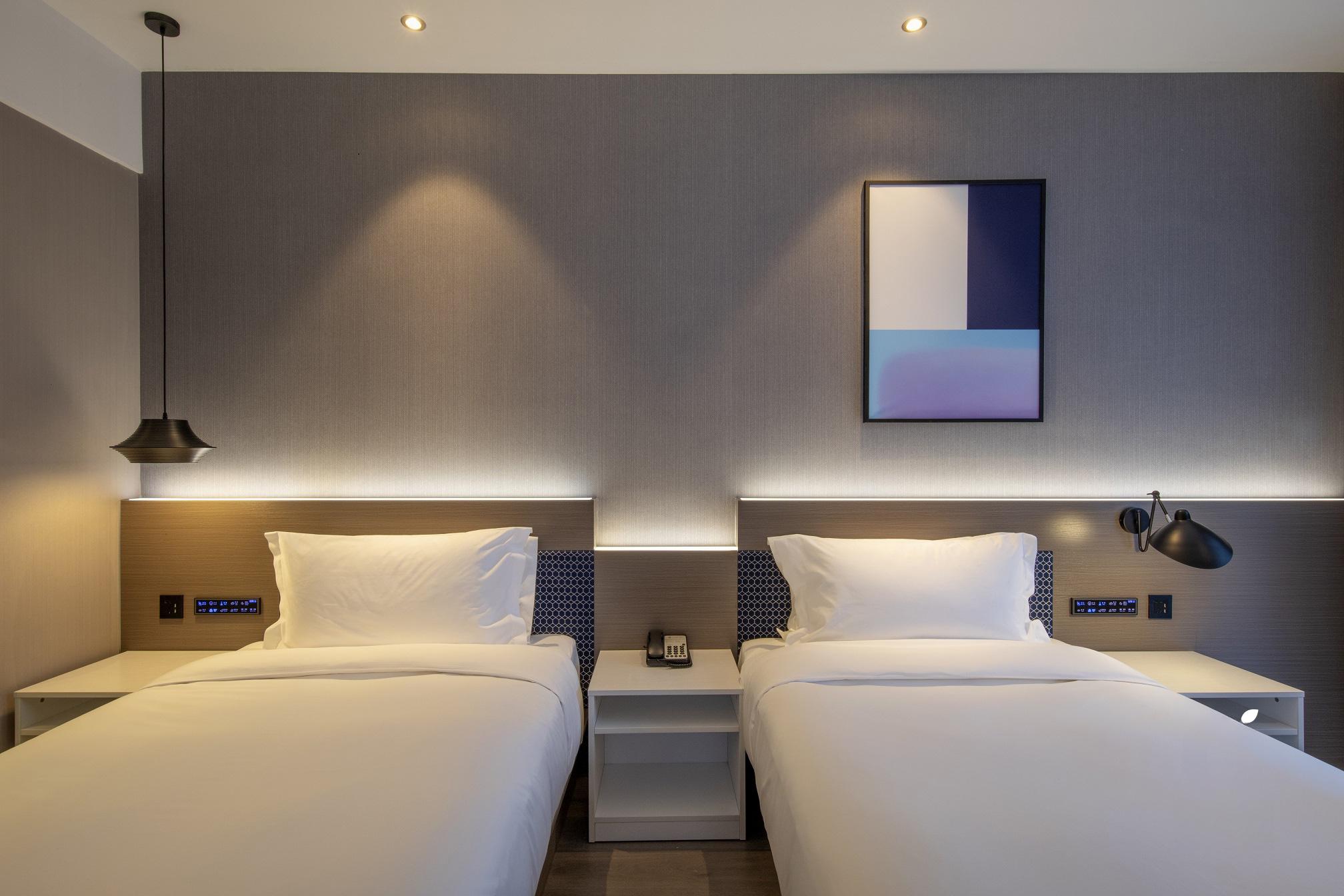 都市节奏豪华双床房（地暖+全屋智控+投屏+智能马桶）