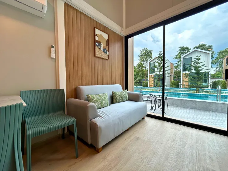 ห้องดูเพล็กซ์พร้อมวิวภูเขา