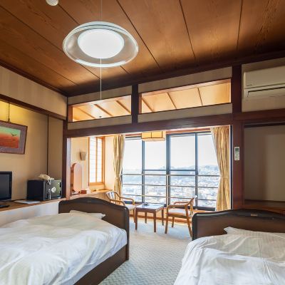 スタンダードツインルーム(禁煙) 天空の城三宜亭本館 クーポン