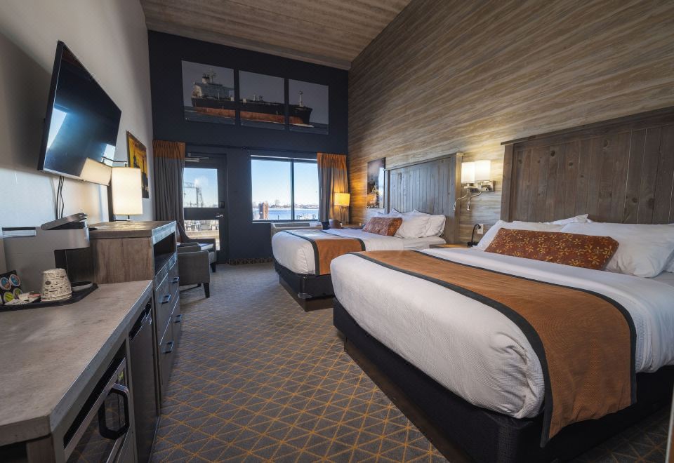 两张大床露台房