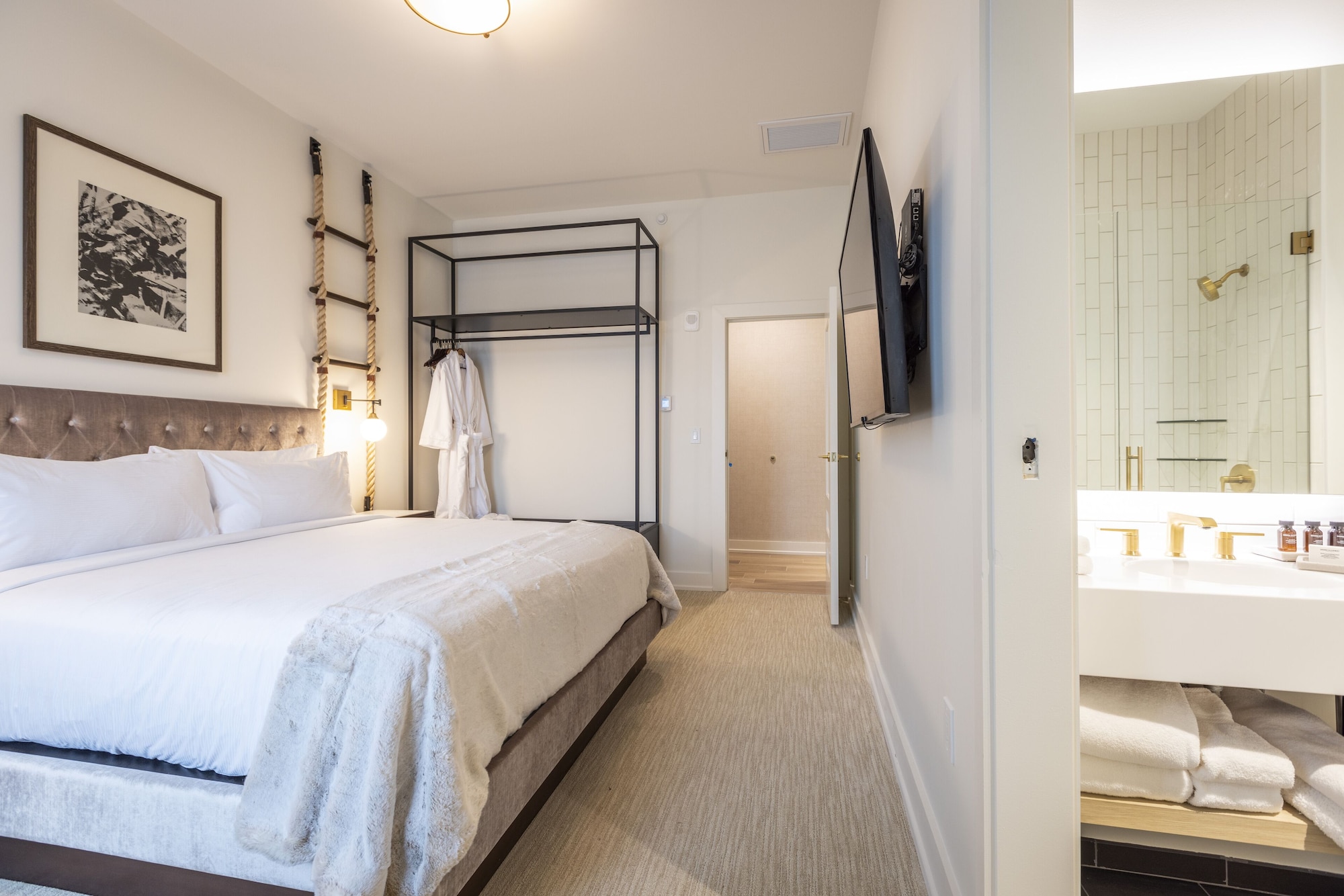 豪华套房， 2 间卧室， 厨房