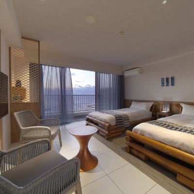 オーシャンビューツインルーム(浴室) 奄美リゾートホテル ティダムーン クーポン