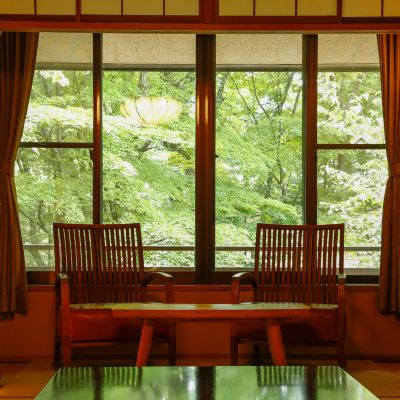 [Safflower On The 2nd Floor Of A Japanese-style Room With Two Consecutive Rooms] Hinoki Cypress Bath + 10 Tatami Mats + 4 Tatami Mats ■ B [Japanese Room] [Non-smoking]