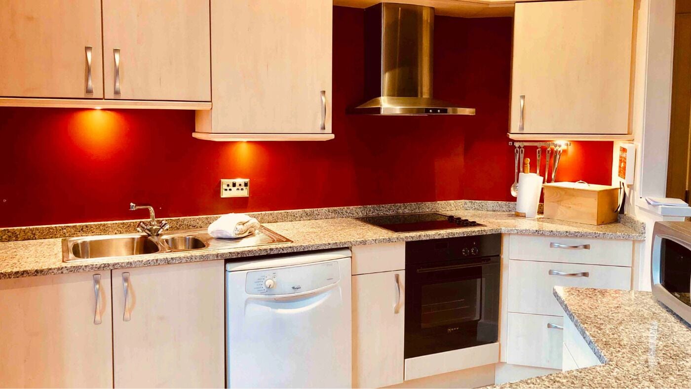 标准公寓， 3 间卧室， 允许带宠物， 花园景观