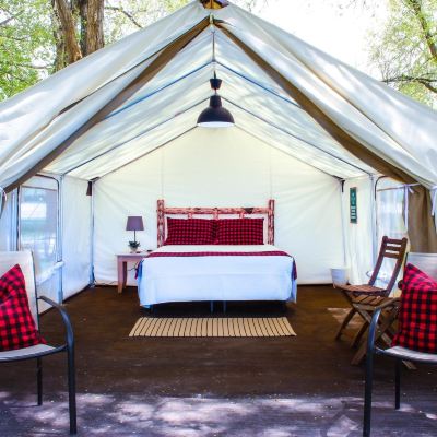 Tent, 1 Queen Bed, Valley View Shell Campground & Cabins Promo Code