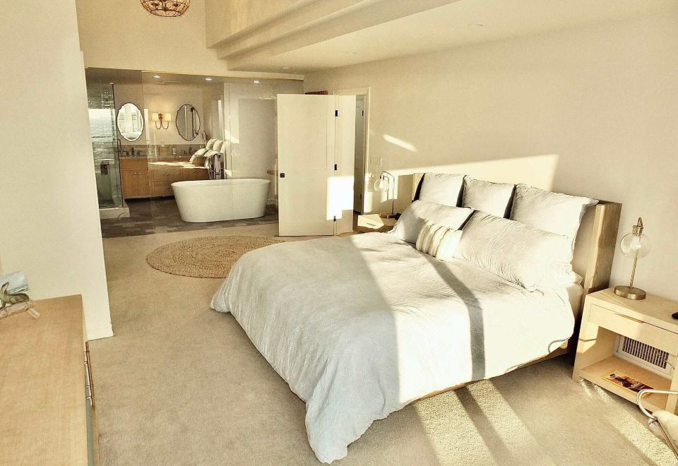 小屋， 多张床， 庭院， 海景 （海滨庄园lb）