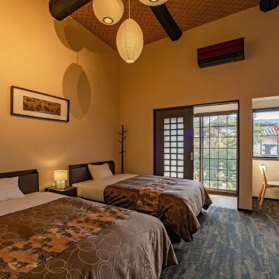 主樓豪華雙人房rr-11-禁煙， 不允許攜帶寵物 湯布院町燈之宿酒店優惠