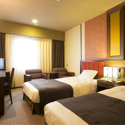 ツインルーム(喫煙) ホテルパールシティ秋田川反 クーポン