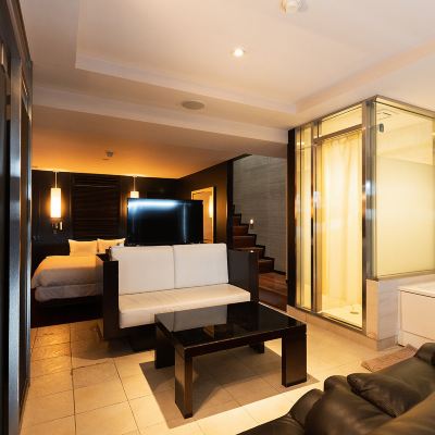 マウンテンビューメゾネット(ベッド4台)(浴室) アタミシーズンホテル クーポン