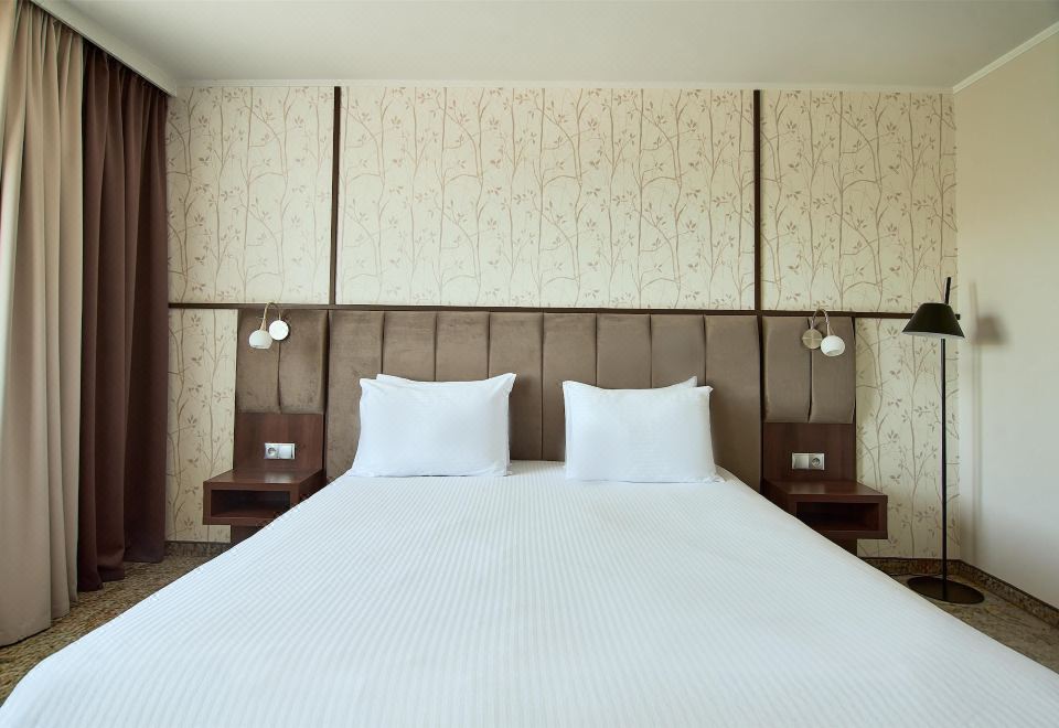 小型套房, 1 张特大床和 1 张梳化床, 浴缸