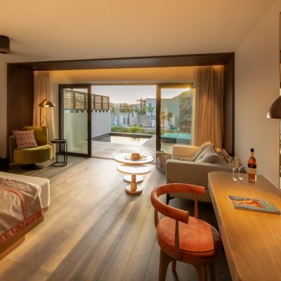 Junior Suite Plunge pool Mitsis Summer Palace Beach Hotel Promo Code