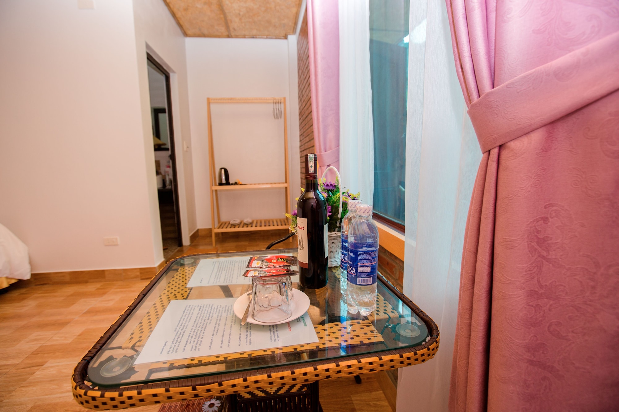 高级三人房， 山景， 花园