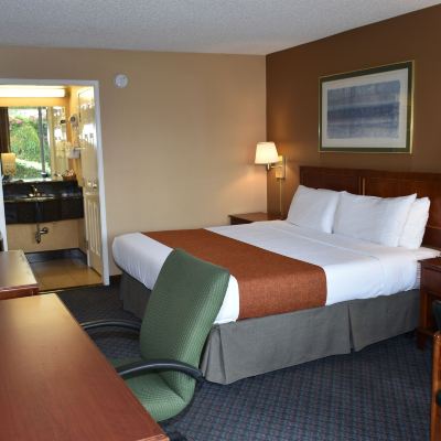 Deluxe King Room-Smoking Ontario Airport Inn Promo Code