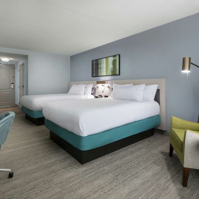 Mobility/Hearing Accessible Two Queen Room with Roll in  Shower Hilton Garden Inn Greenville Promo Code