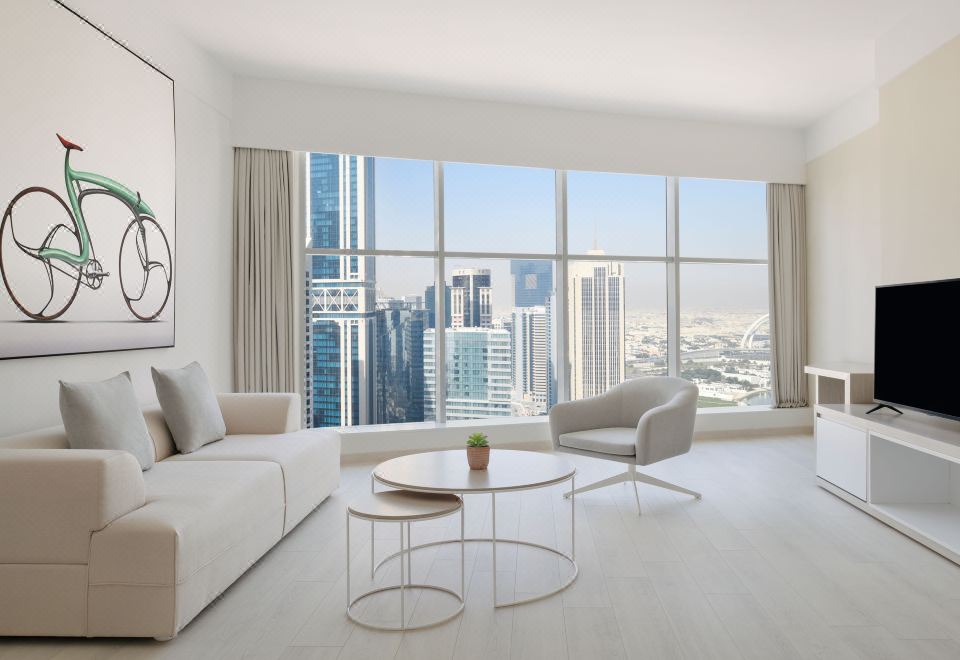 大型两卧室城景公寓