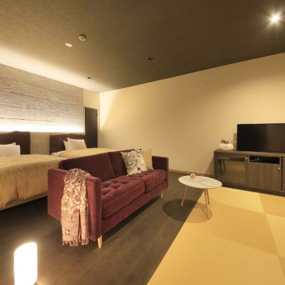 [New Building] 1st Floor Japanese-Western Style Twin Room / 40 Square Meters / Non-Smoking [Twin Room] [Non-Smoking] 熱海風雅 クーポン