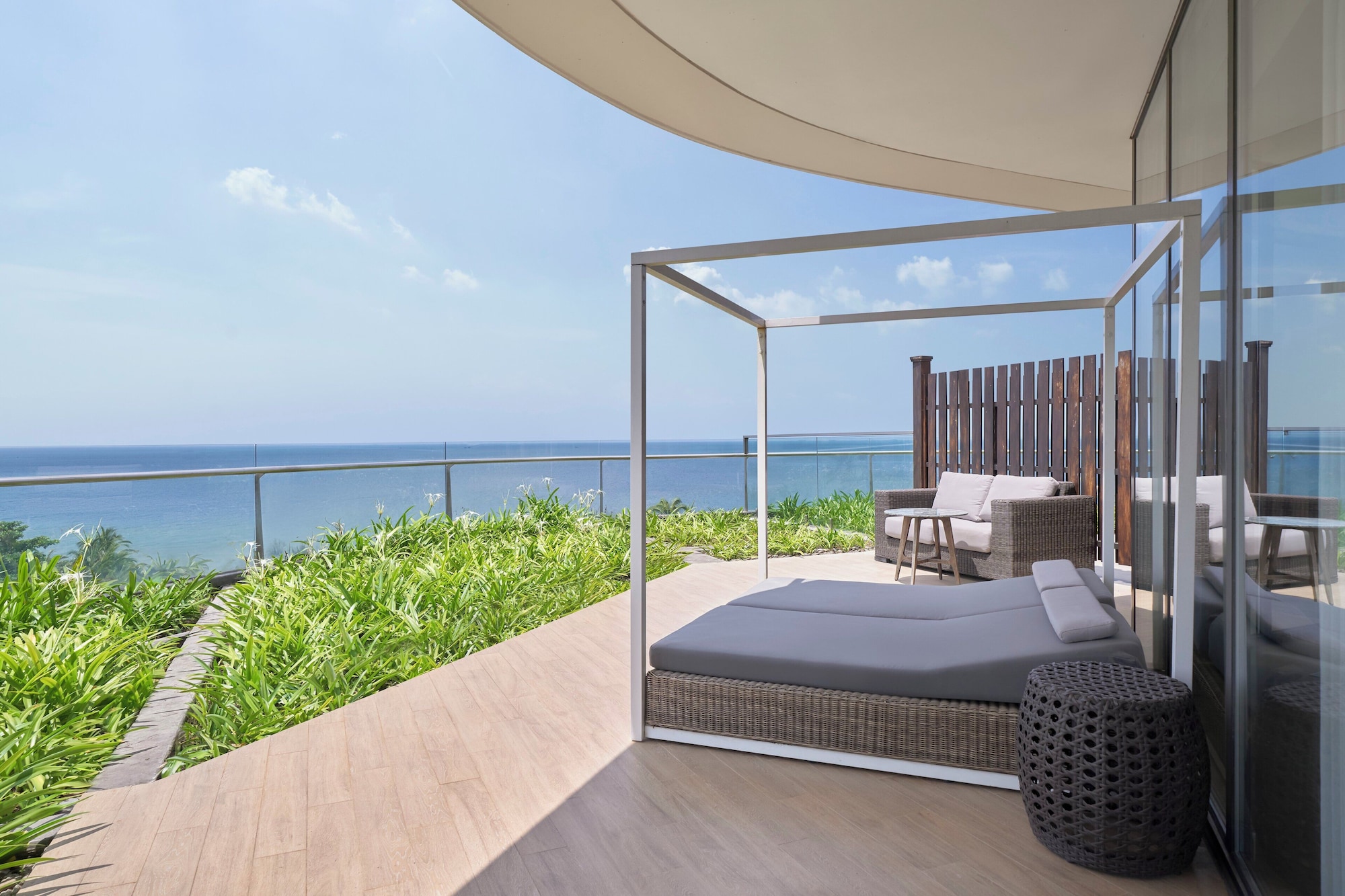 海景精致双床套房（带露台）