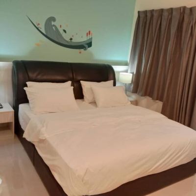 Bilik Deluxe Double Kupon OYO 90480 Srs Paradise Island Apartment