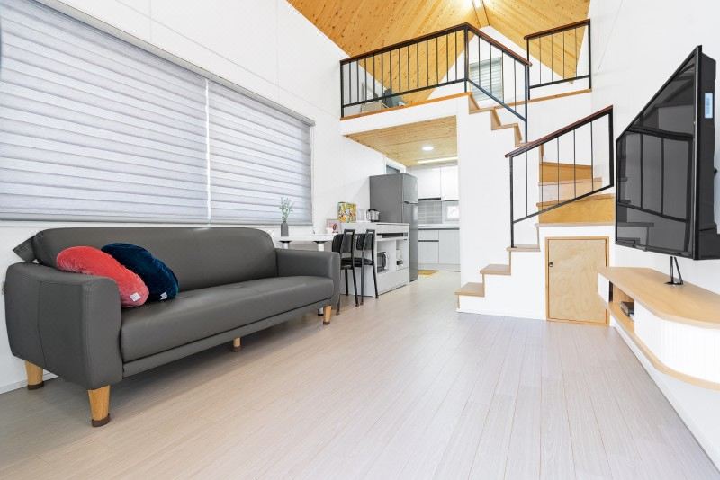 别墅房203，带泳池