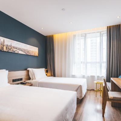 高級雙床房 上海陸家嘴民生路地鐵站亞朵飯店優惠