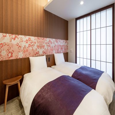 標準雙床房 圍爐裡旅館-京都站東本願寺優惠