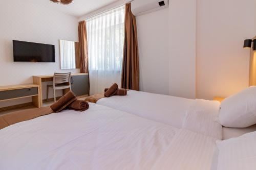 带山景的双人间