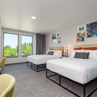 Standard Room, 2 Queen Beds, River View (Deluxe 2 Queen - Riverview with Showe) The Independence Promo Code