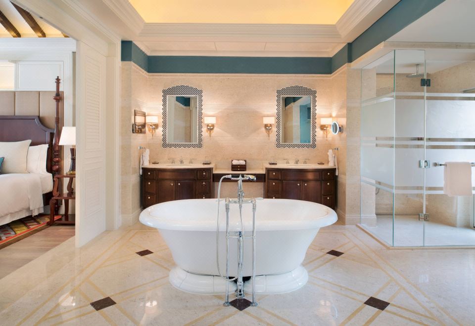 家庭雙卧泳池大床別墅