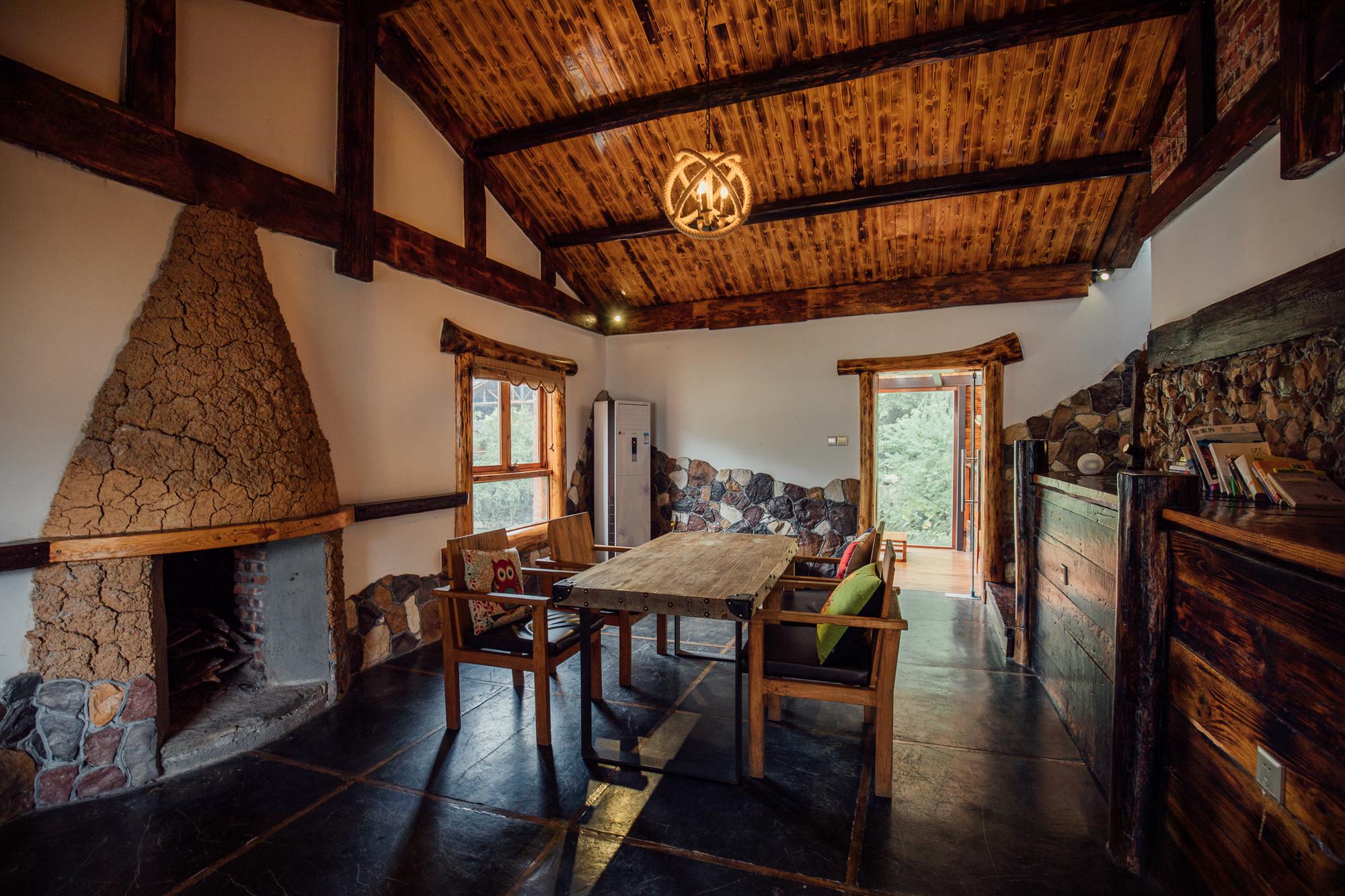 月亮家庭套房·壁爐