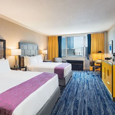 豪華兩張雙人床房 E中心洛杉磯市中心飯店優惠