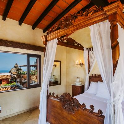 Royal Suite Celestial, 1 Queen Bed, Terrace, Bay View Hacienda San Angel Promo Code