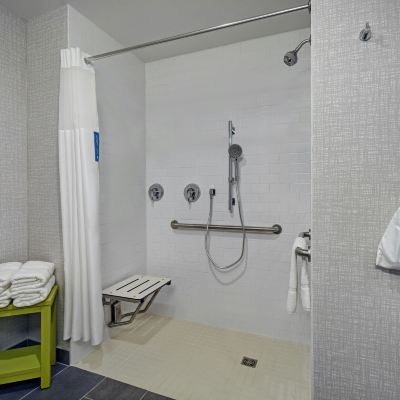 Mobility/Hearing Accessible Two Queen Room with Roll in Shower Hampton Inn Las Vegas Strip South, NV Promo Code