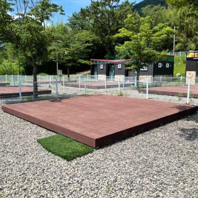 캠핑 덱 2 Cheongdo Wonderland pet Camping Caravan 쿠폰