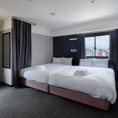 高級雙人房，2張雙人床，無煙，全浴室 Hotel Starrize優惠