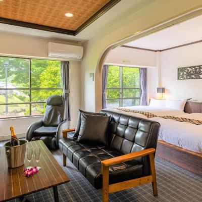 別館ハリウッドツインバス付き アンダの森　伊豆いっぺき湖 クーポン