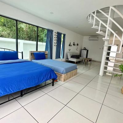 家庭複式房， 2 間臥室， 露台， 池畔 蒙娜麗莎泳池別墅優惠