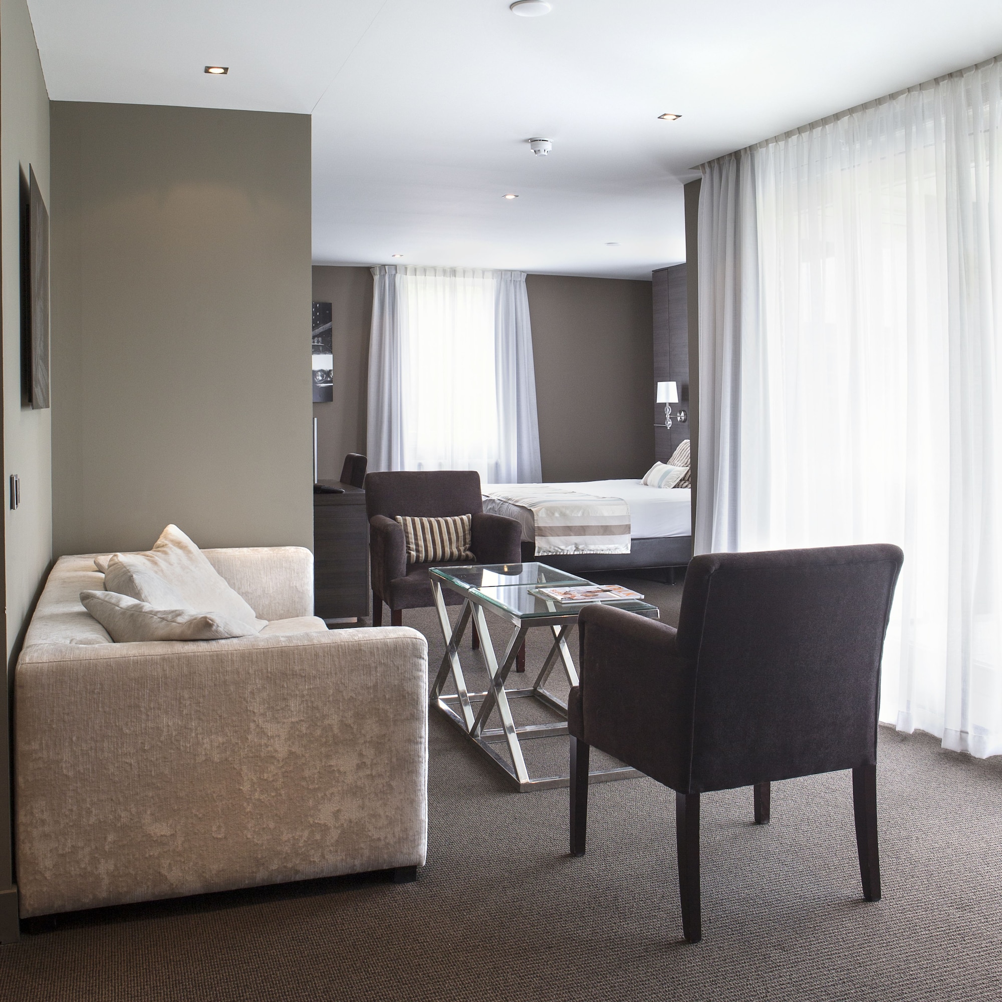 高级双人房， 按摩浴缸