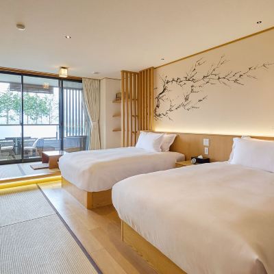 優質房間，露天浴缸，陽台，無富士景觀 雲之上富士飯店優惠