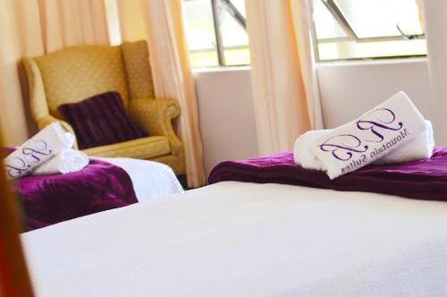 带山景的双人间