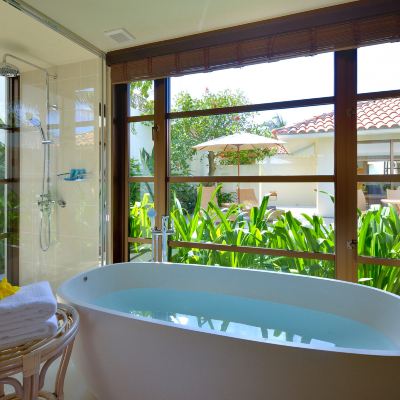 クラブプールヴィラ2ベッドルームツイン、温水プライベートプール付き ジ・ウザテラス ビーチクラブヴィラズ クーポン