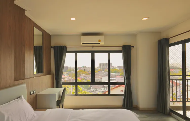 ห้องคลาสสิค เตียงใหญ่หรือเตียงแฝด