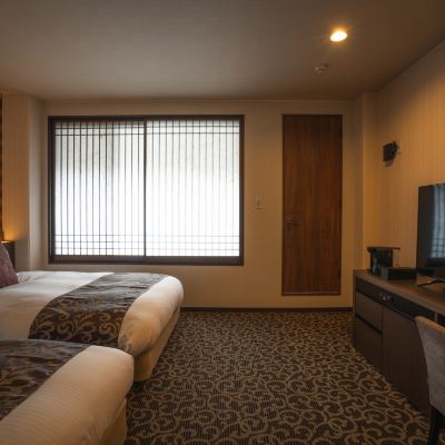 [with Open-Air Bath] 2nd Floor [Standard] [Twin Room] [Non-Smoking] [Mountain View] [River View] 大人の隠れ癒し宿　秩父長瀞　花湯　別邸 クーポン