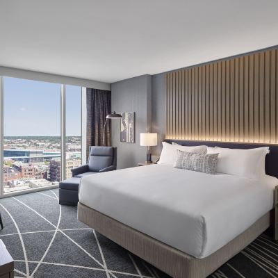 Mobility Accessible Grand Suite King Roll-in Shower Loews Kansas City Hotel Promo Code
