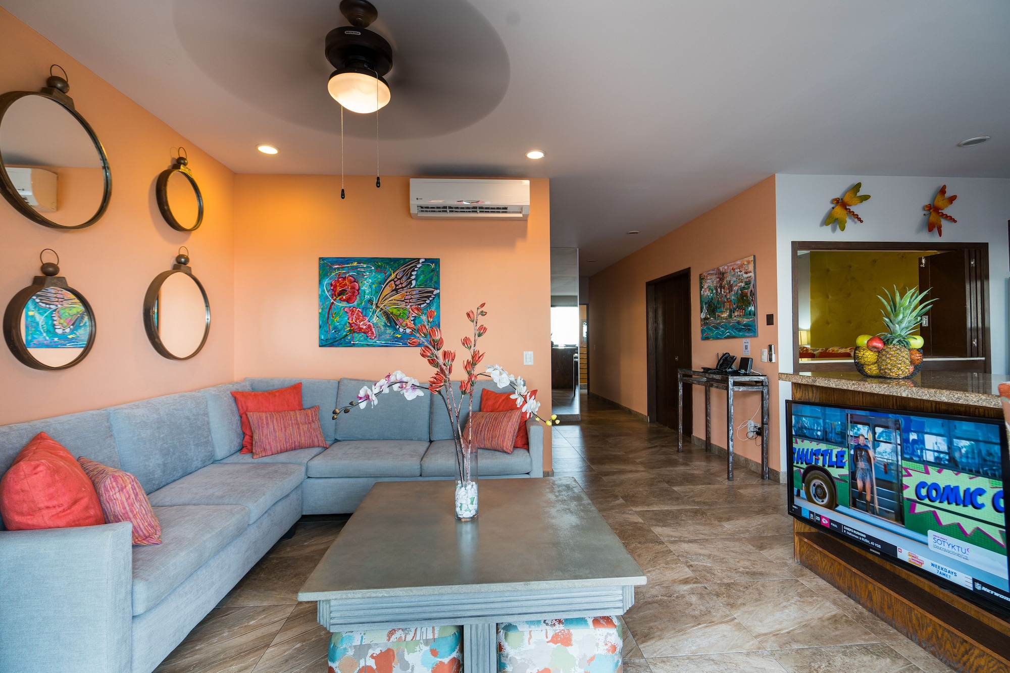 奢华套房， 2 间卧室， 海洋景观