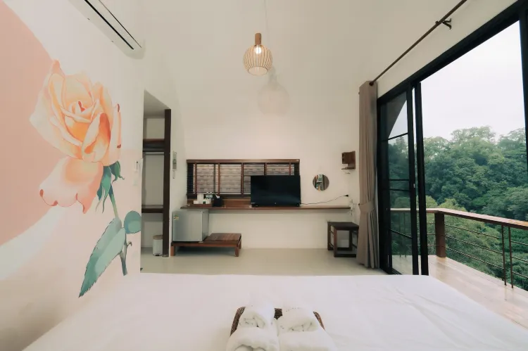 ห้องเบสิกซิงเกิล, ระเบียง, วิวภูเขา