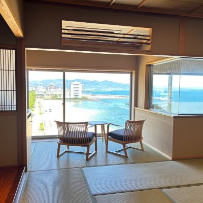 和洋式オーシャンビュージュニアスイート(浴室) 別府温泉　悠彩の宿　望海 クーポン