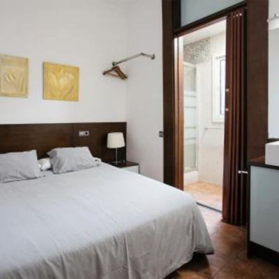 Interior Double Room With Private Bathroom Hostal Eixample Promo Code