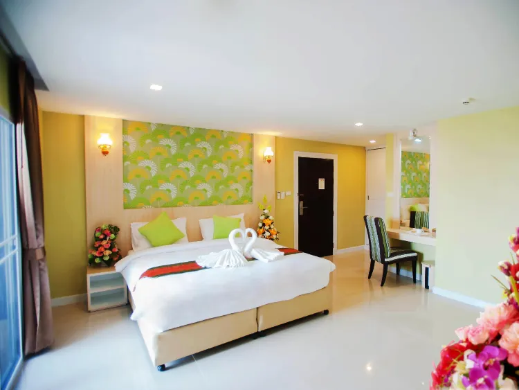 ห้องดีลักซ์เตียงใหญ่มีเตียงใหญ่