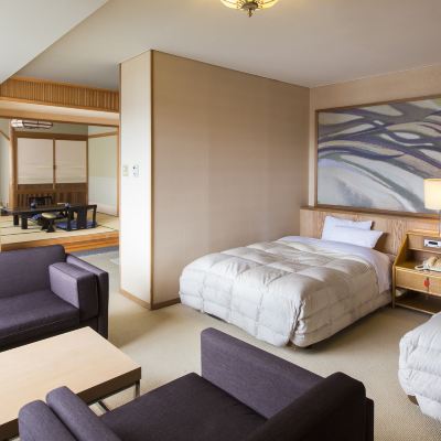 Special Japanese-Western Style Room With Massage Chair / Up To 5 People [Deluxe] [Japanese-Western Room] [Non-Smoking] 湯元啄木亭 クーポン